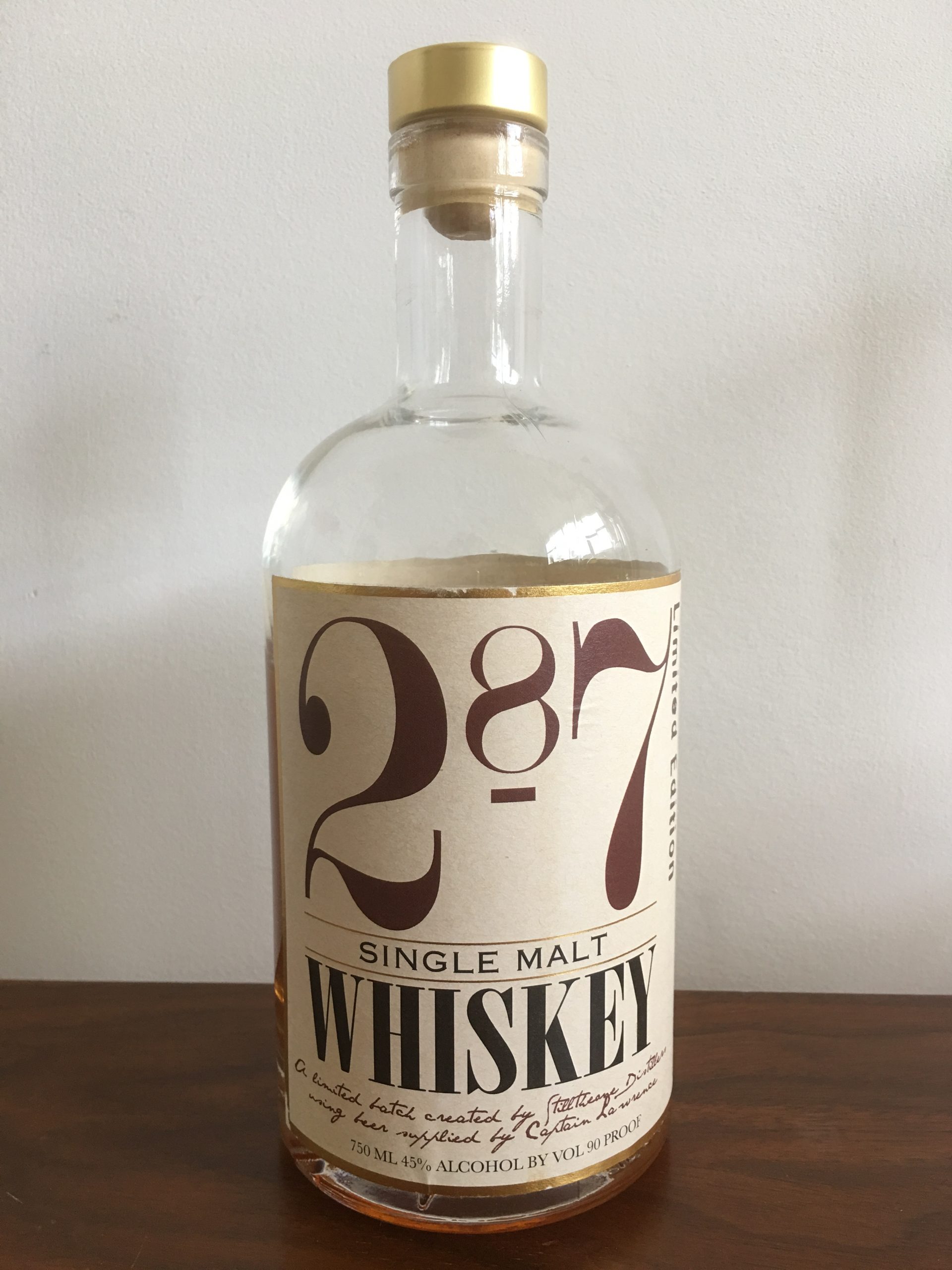 287 Single Malt Whiskey