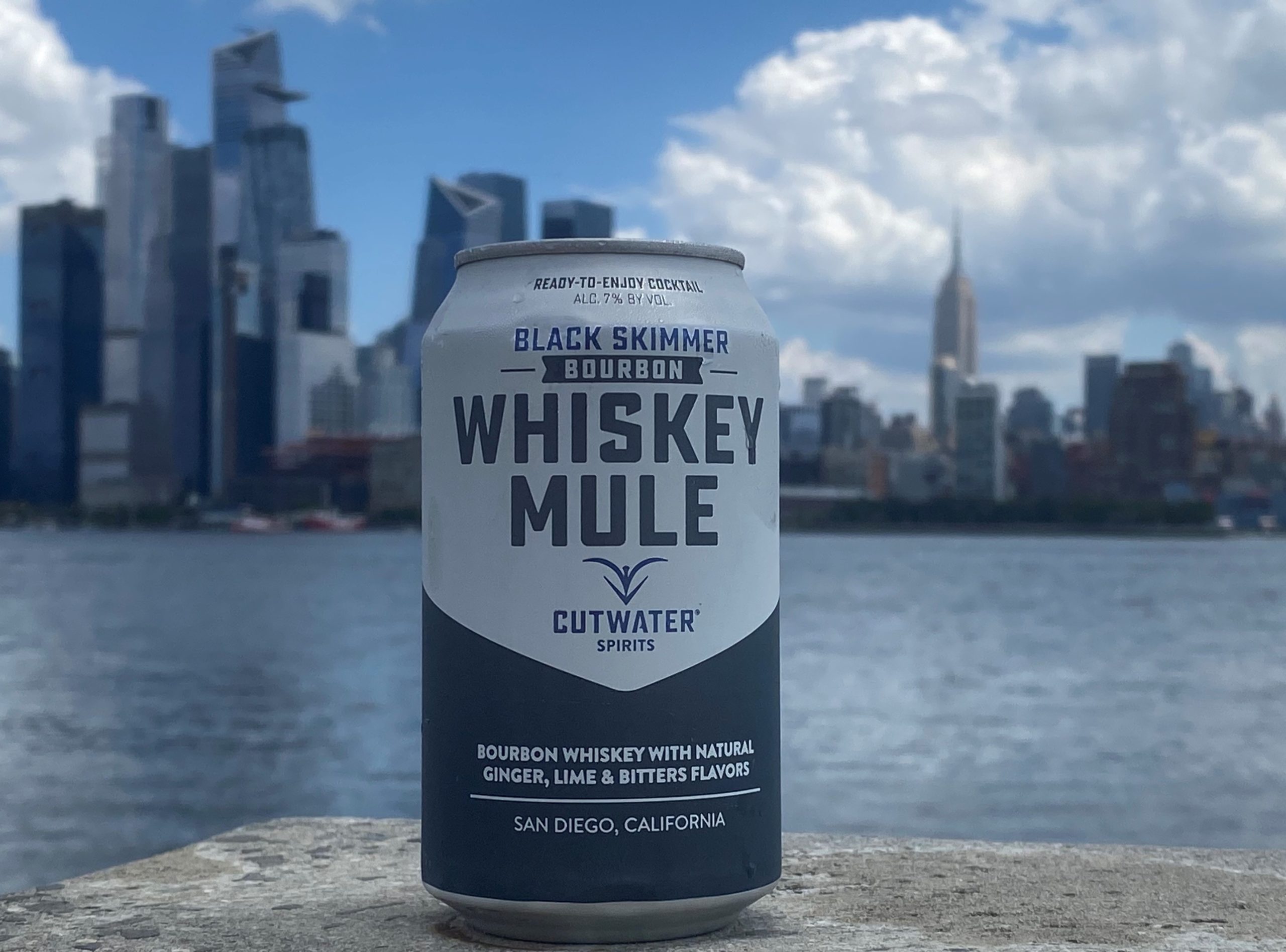 Whiskey Mule Black Skimmer Bourbon Canned Cocktail