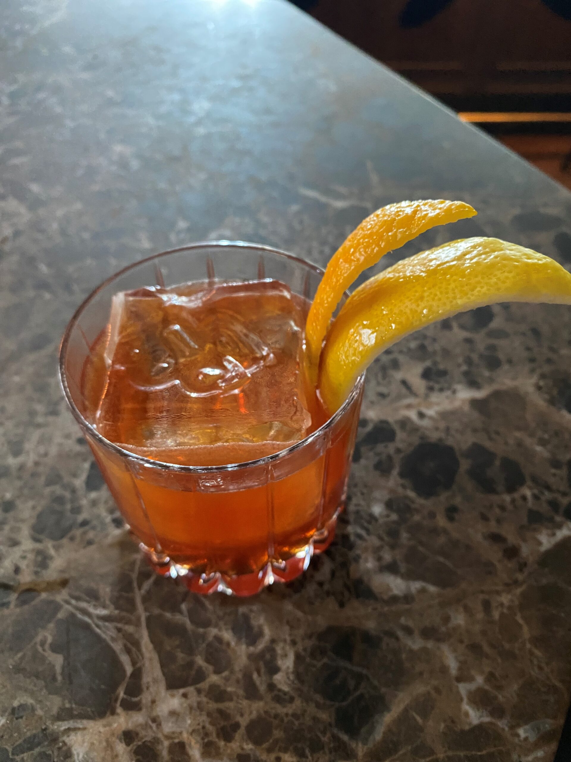 The Pebble Bar NYC – “on tap” Old Fashioned